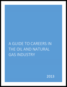 Guide to Careers in Oil and Gas 2013 Cover